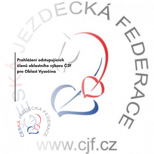Prohlášení odstupujících členů oblastního výboru ČJF pro Oblast Vysočina